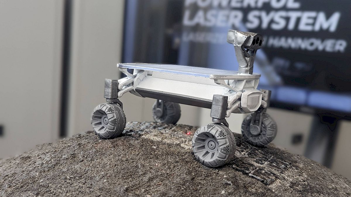Modell eines Mondrovers