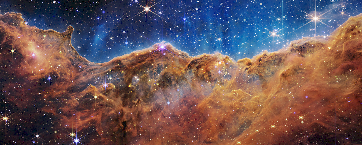 Aufnahme des Carinanebels im Sternbild 